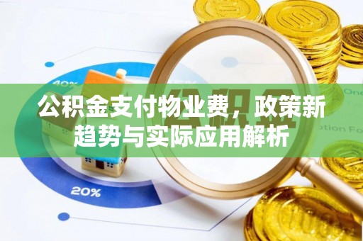 罗城公积金支付物业费，政策新趋势与实际应用解析