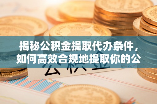 罗城揭秘公积金提取代办条件，如何高效合规地提取你的公积金