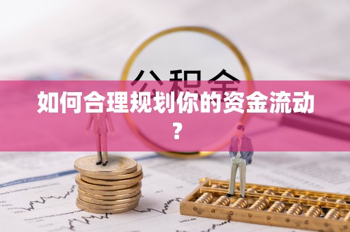 罗城如何合理规划你的资金流动？