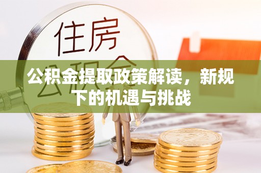 罗城公积金提取政策解读，新规下的机遇与挑战