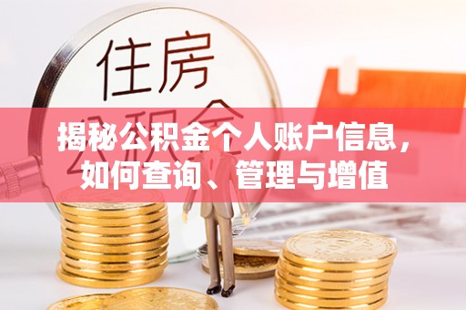 罗城揭秘公积金个人账户信息，如何查询、管理与增值