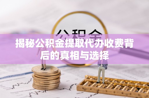 罗城揭秘公积金提取代办收费背后的真相与选择