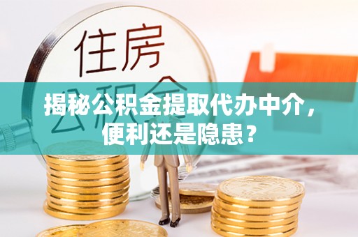 罗城揭秘公积金提取代办中介，便利还是隐患？