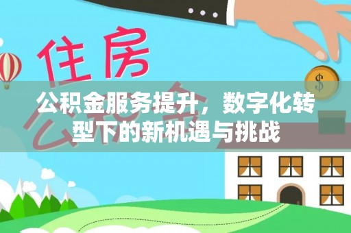 罗城公积金服务提升，数字化转型下的新机遇与挑战