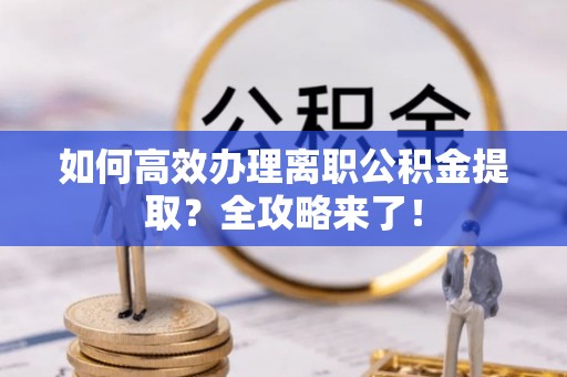 罗城如何高效办理离职公积金提取？全攻略来了！