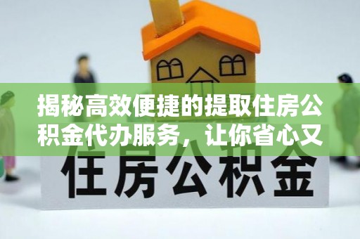 罗城揭秘高效便捷的提取住房公积金代办服务，让你省心又省力