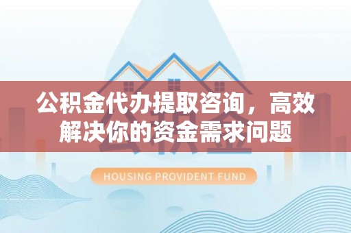 罗城公积金代办提取咨询，高效解决你的资金需求问题