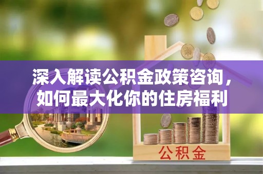 罗城深入解读公积金政策咨询，如何最大化你的住房福利