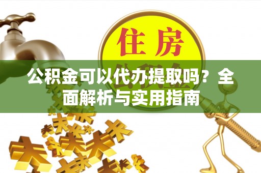 罗城公积金可以代办提取吗？全面解析与实用指南