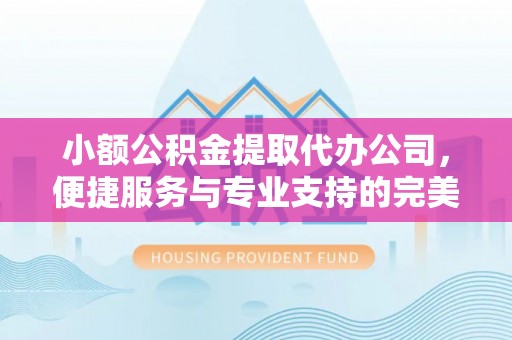 罗城小额公积金提取代办公司，便捷服务与专业支持的完美结合