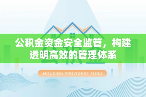 罗城公积金资金安全监管，构建透明高效的管理体系