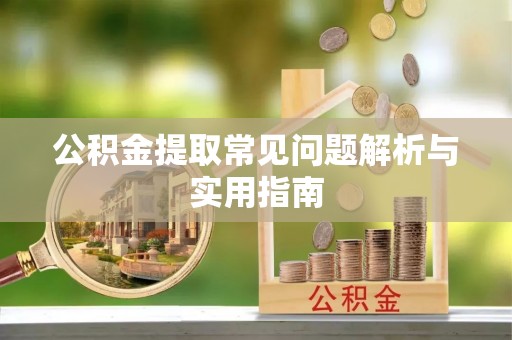 罗城公积金提取常见问题解析与实用指南