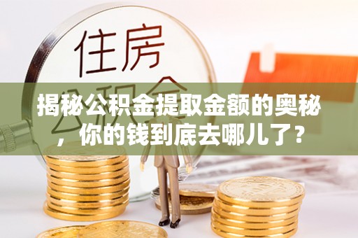 罗城揭秘公积金提取金额的奥秘，你的钱到底去哪儿了？
