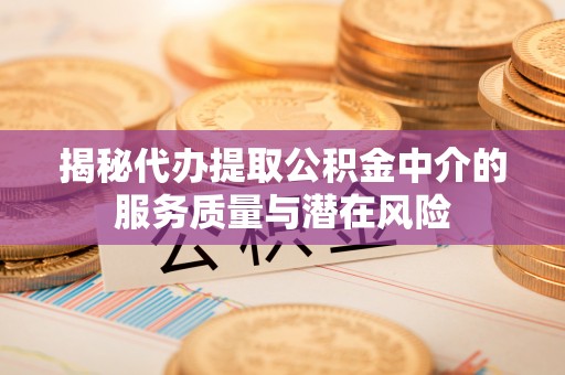 罗城揭秘代办提取公积金中介的服务质量与潜在风险