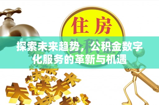 罗城探索未来趋势，公积金数字化服务的革新与机遇