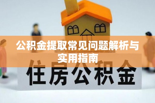 罗城公积金提取常见问题解析与实用指南