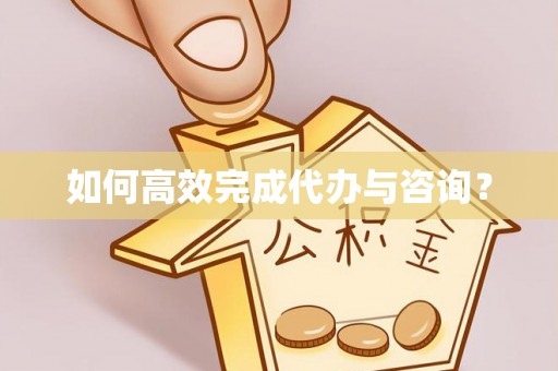 罗城如何高效完成代办与咨询？